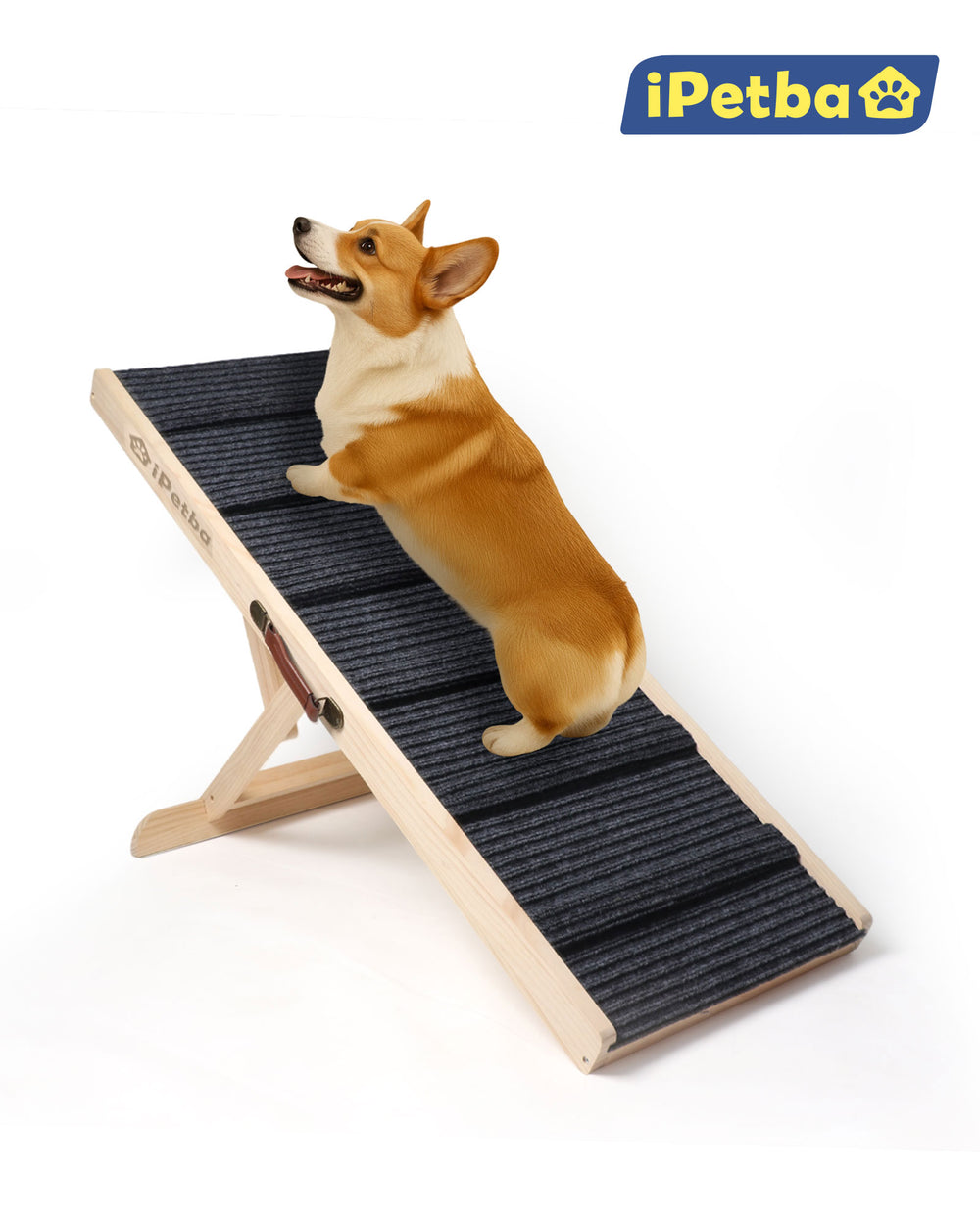 iPetba Gentle-Step Ramp | Joint-Friendly Bed Access for Small & Medium
